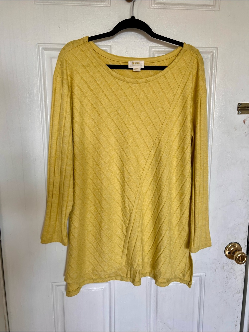 Maeve | Mustard Yellow Long Sleeve Tunic Top